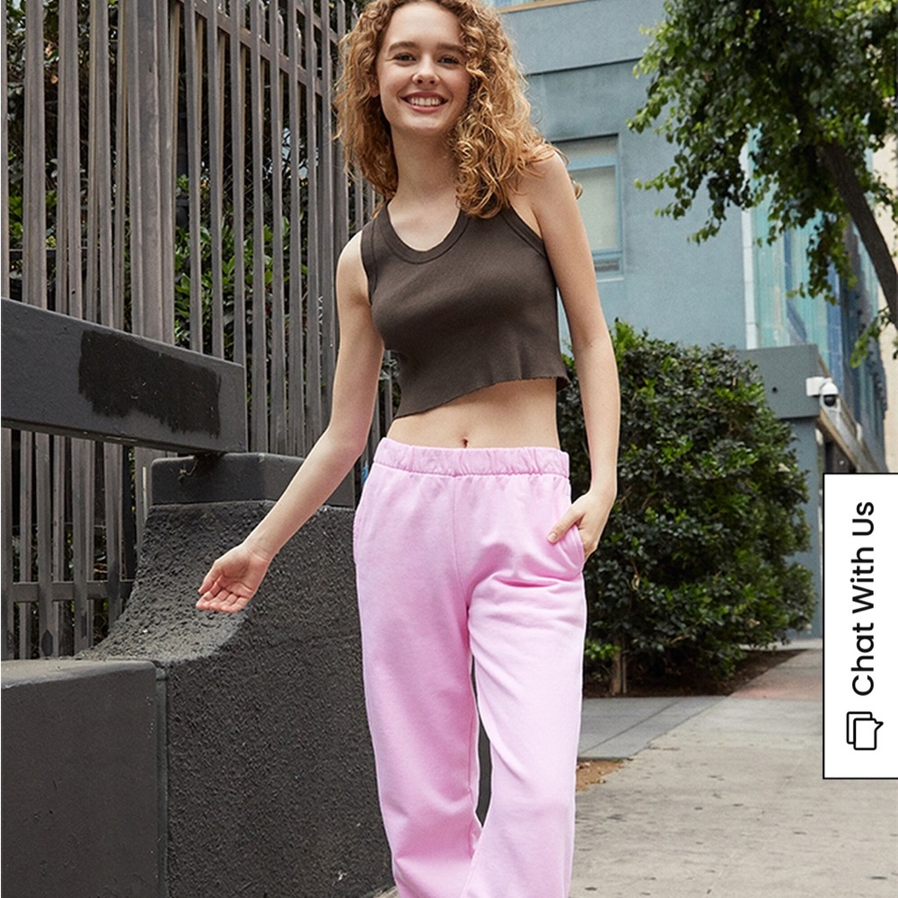 John Galt/ Brandy Melville Pink Sweatpants